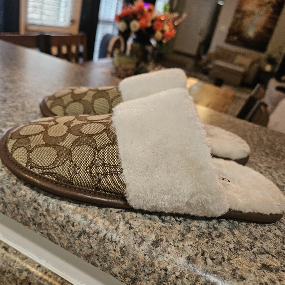 Coach slippers SZ 6